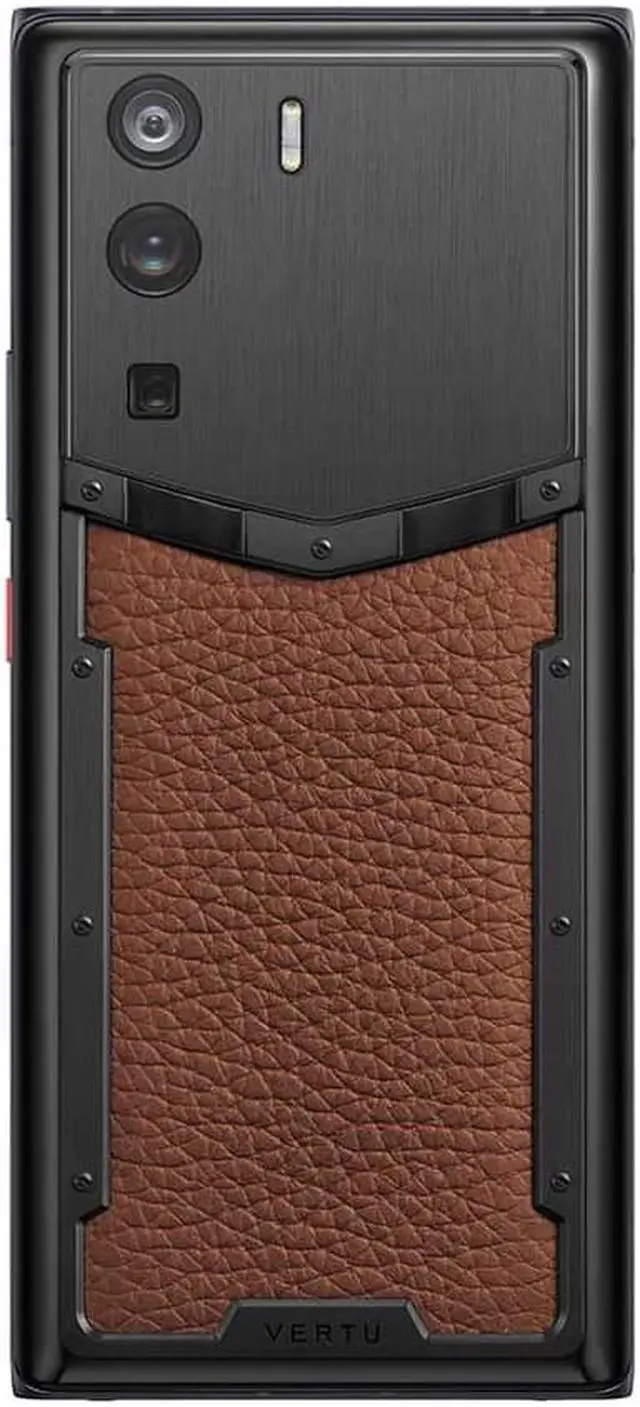 Alt view image 2 of 7 - VERTU METAVERTU Calf Leather Web3.0 Cell Phone 5G Unlocked Smartphone with Vshot NFT 64MP Camera 12G RAM + 512G ROM +10T IPFS Storage Dual Sim Caramel Brown