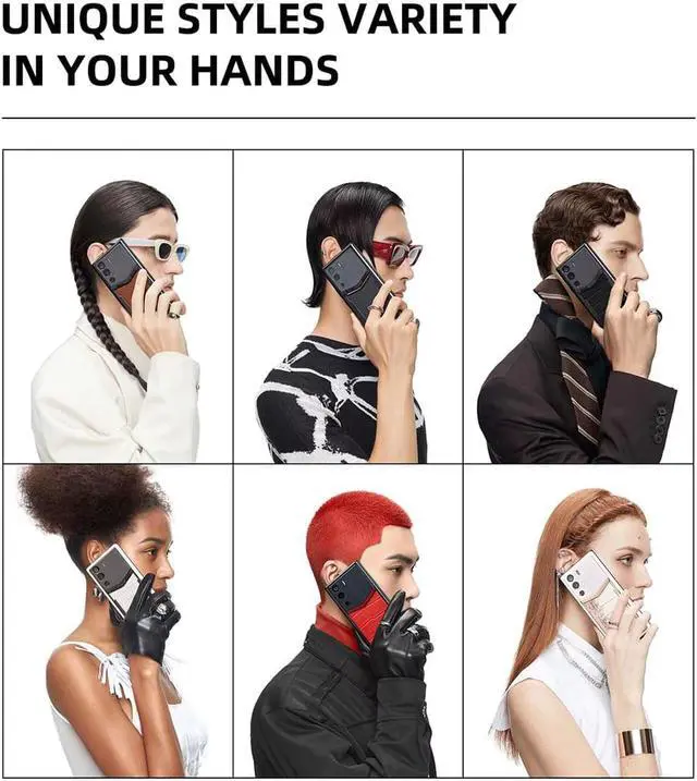 Alt view image 6 of 7 - VERTU METAVERTU Alligator Leather Web3 Cell Phone 5G Unlocked Smartphone with Vshot NFT 64MP Camera Dual-Sim 18G RAM + 1T ROM + 10T IPFS Storage Alligator Leather Black