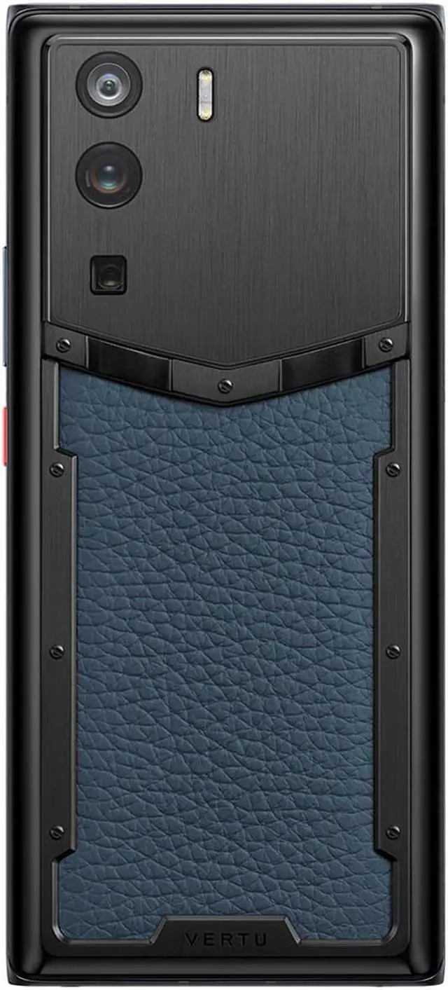 Alt view image 2 of 5 - Vertu METAVERTU Calf Leather Web3 Cell Phone,5G Smartphone with Dual Sim 64MP Camera,12G RAM + 512 ROM + 10T IPFS Storage Craft Gentleman Blue