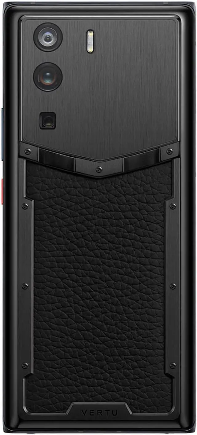 Alt view image 2 of 6 - VERTU METAVERTU Calf Leather Web3 Cell Phone 5G Unlocked Smartphone with Dual Sim 64MP Camera 12G RAM + 512G ROM Storage Craft Jade Black