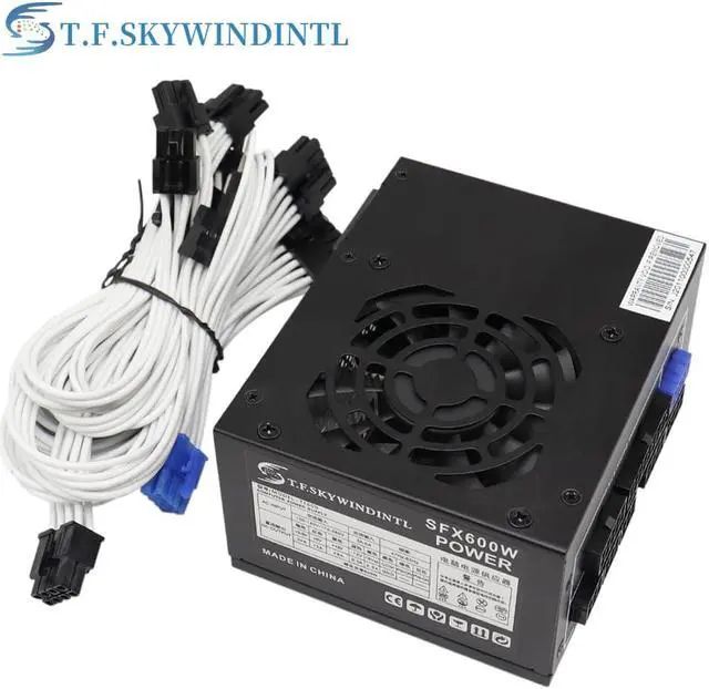 600W SFX PC Power Supply Fully Modular 80+ Gold PSU Silent