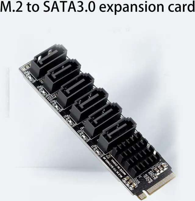 Le noir - adaptateur'extension de carte PCI Express SATA 3, PCI Express