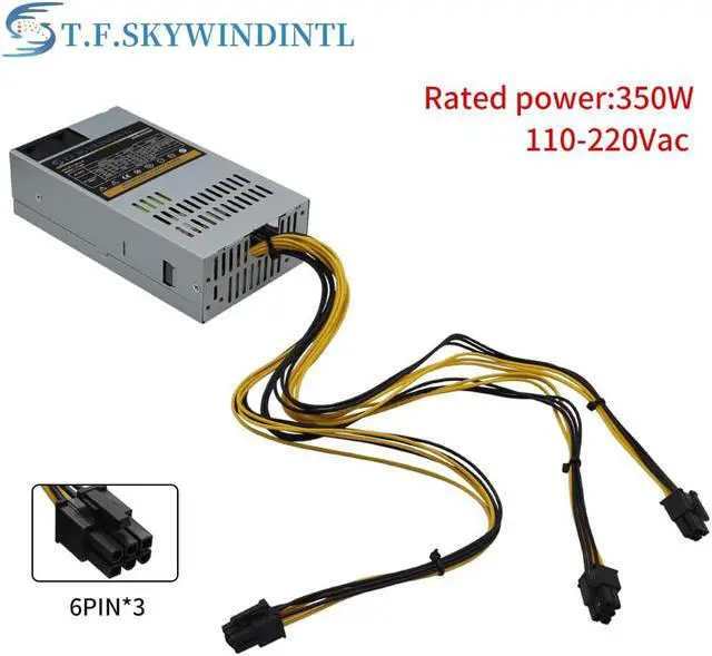 Alt view image 6 of 7 - 1U Flex POWER SUPPLY 300W 350W for Mining Miner JASMINER X4 1U Jasminer X4-C 1U