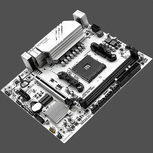 Alt view image 3 of 7 - JGINYUE B450M Pro AM4 Motherboard AMD Processor Dual-channel DDR4 Memory M.2 NVME (Supports Ryen  5500 5600 5600G CPU)