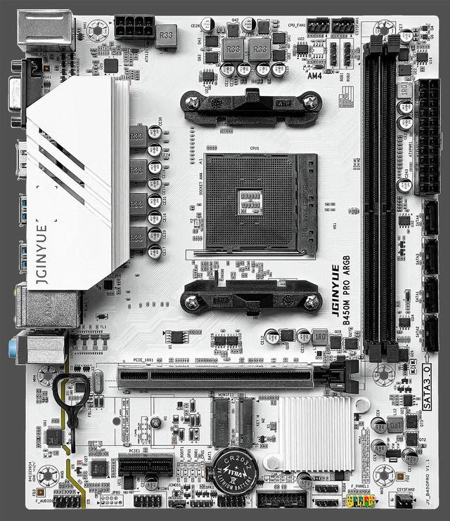 Main image of JGINYUE B450M Pro AM4 Motherboard AMD Processor Dual-channel DDR4 Memory M.2 NVME (Supports Ryen  5500 5600 5600G CPU)