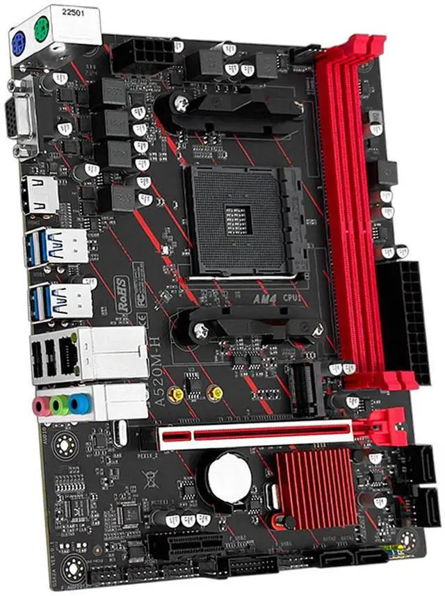 Main image of JGINYUE B520M-H AM4 Motherboard AMD Processor Dual-channel DDR4 Memory M.2 NVME (Supports Ryen 4000 5000 CPU)