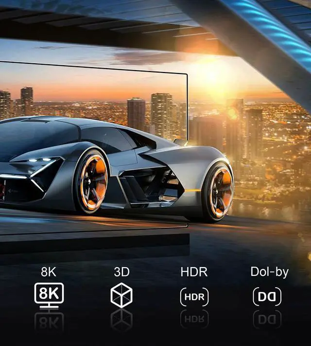 Alt view image 4 of 7 - BUCIER HDMI 2.1 Switch 4K 120Hz, Aluminum Alloy 8K@60Hz HDMI Switch 3 in 1 Out, 3x1 HDMI Switcher Selector, Supports 4K@120Hz, Ultra HD, 4k Hdmi Selector Switcher for Game Consoles, Fire Stick