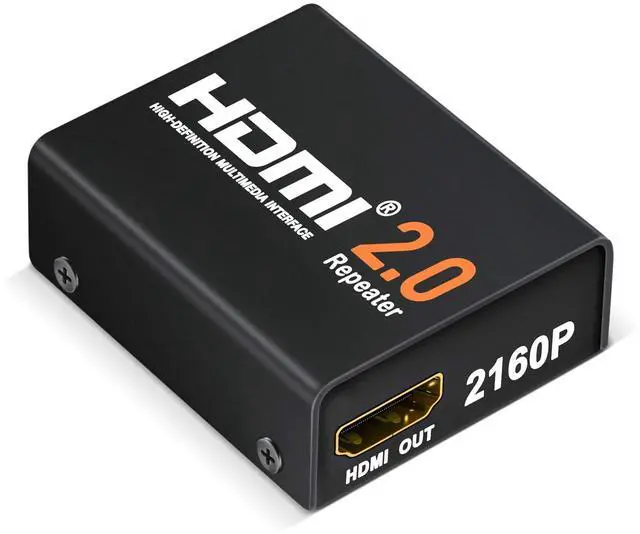 Main image of BUCIER 4K2K 1080P 3D HDMI Booster, HDMI 2.0 Signal Amplifier Repeater Boost Up to 200ft Transmission Distance 18Gbps Bandwidth for HDTV,PS4, Oculus and More (HDMI 2.0)