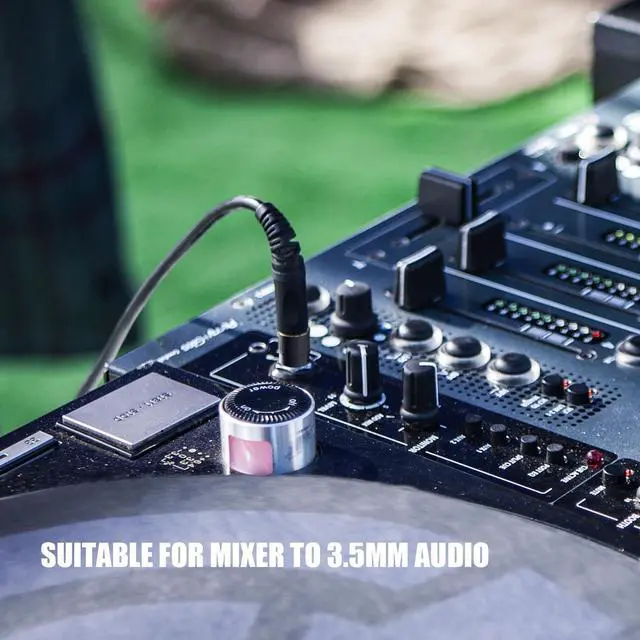 Alt view image 6 of 7 - BUCIER 1/4 inch to 1/8 inch Stereo Audio Adapter, 6.35mm Male to 3.5mm Female, for Aux Cable, Guitar Amp, Headphones, 3 Pack