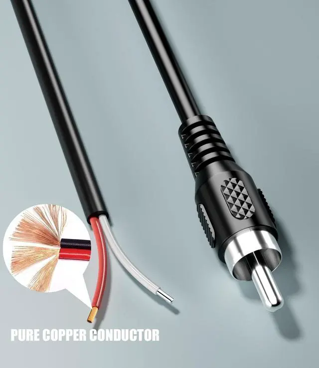 Alt view image 5 of 6 - KEHIPI 2 Pack Replacement 3.5mm Male Plug to Bare Wire Open End TRRS 4 Pole Stereo 1/8" 3.5mm Plug Jack Connector Audio Cable for Headphone Headset Earphone Microphone Cable Repair 20AWG/0.5MM²