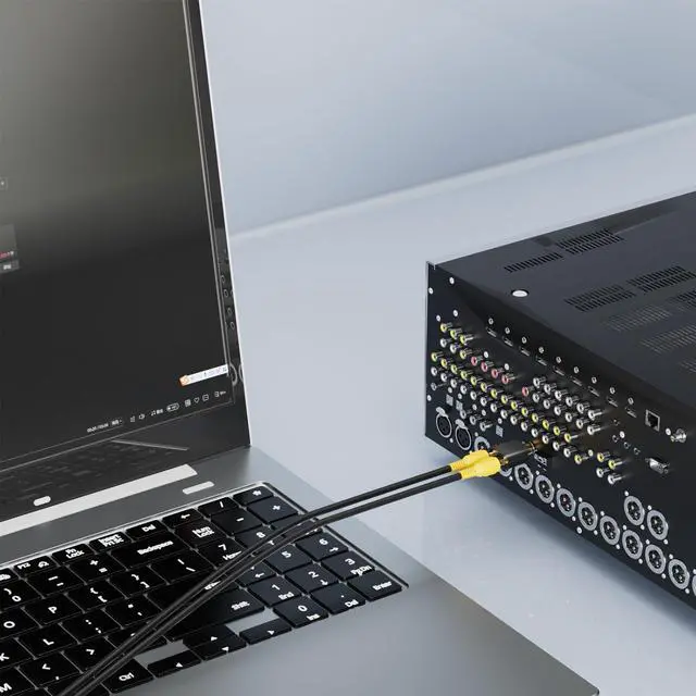 Alt view image 6 of 7 - KEHIPI RCA Splitter, RCA Splitter 1 Male 2 Female for Audio Video Av TV Cable Conversion, Simple to use, Plug and Play - 6 pcs