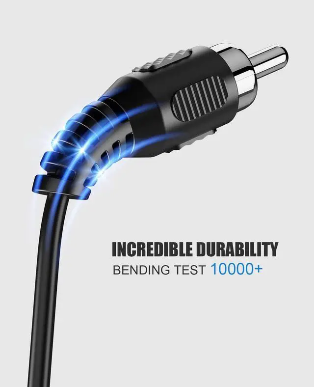 Alt view image 5 of 7 - BUCIER RCA to Speaker Wire Adapter, Speaker Bare Wire Cables to RCA Plugs Adapter Repair Speake Cord for Speakers Amplifier Audio Video AV Receivers 2 Pack 20AWG 6.6 ft