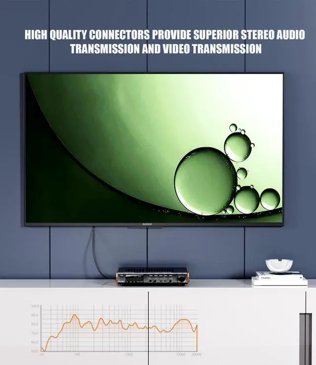 Alt view image 5 of 7 - BUCIER Av Cable,Camcorder Av Cable, 3.5mm to RCA Camcorder AV Audio Video Output Cable for TV,Camcorder,Smartphones,MP3, Tablets,Speakers,Home Theater - 5ft