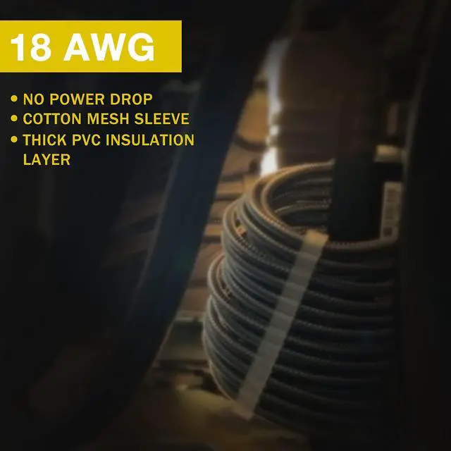 Alt view image 6 of 7 - BUCIER Clovertale Braided ATX Sleeved Cable Extension Kit for Power Supply Cable Kit, PSU Connectors, 24 Pin, 8 Pin, 6 Pin 4 + 4 Pin, 6 Pack, with Cable Comb 24 Pieces Set 24-Pin, 8-Pin, 6-Pin