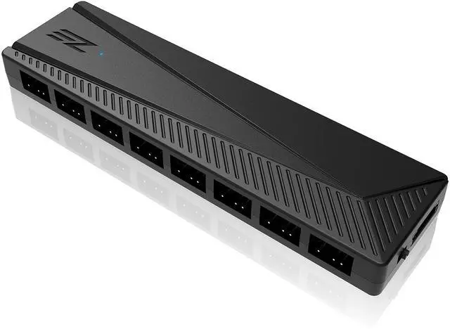 Main image of ARGB PWM Fan Hub for PC Case Fan, 8 PWM Ports & 8 ARGB Ports, 12V/5V RGB Motherboard Sync, Easy Cable Management