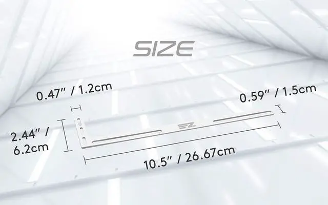 Alt view image 7 of 7 - GPU Bracket ,Graphics Card Brace Support,Video Card Holder,GPU Holder for Custom Desktop PC Gaming-3mm Aluminum-White