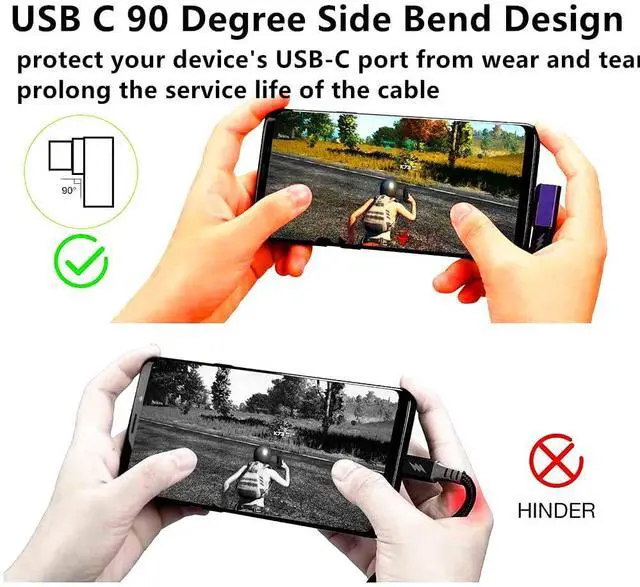 Alt view image 3 of 7 - BUCIER USB C 90 Degree Adapter 40Gbps Right Angle USB 4 Adapter Type C Male to Female Side Bend Extender PD 100W Fast Charging 8K@60Hz for Laptop,Tablet,Type C Device