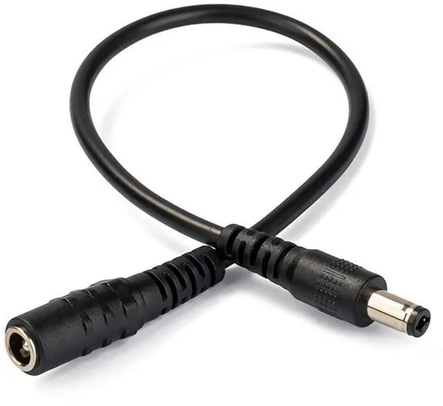 Alt view image 5 of 7 - BUCIER DC Power Extension Cable 5.5mm x 2.1mm Male to 5.5mm x 2.1mm Female Connector 12V DC 5521 Male to Female 22AWG Adapter for Laptop Solar Camera Router LED Projector 30cm/11.81inch 2pcs