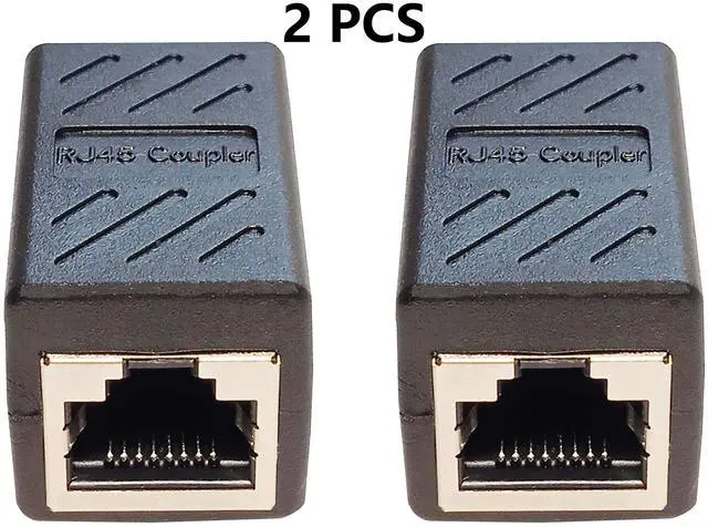 Alt view image 7 of 7 - BUCIER RJ45 in-Line Coupler Adapter Female to Female Ethernet Cable Extender 8-Pin Modular Network Connector for Cat7 Cat6 Cat5e Cat5 Ethernet Cable 2pcs