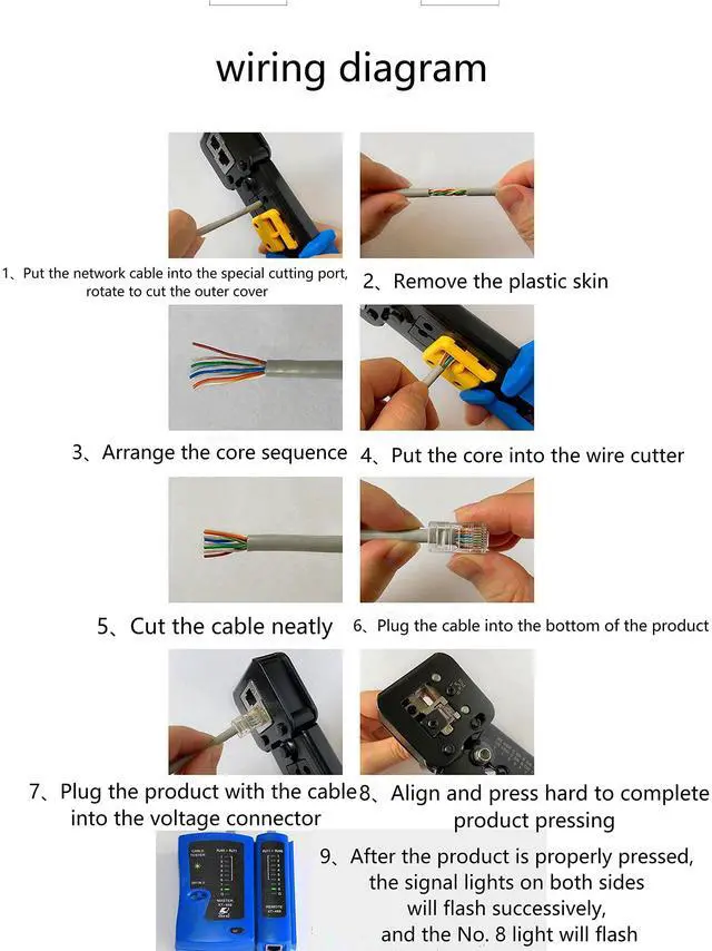 Alt view image 6 of 7 - BUCIER RJ45 Cat 6 Non-Pass Through Network Plug Connector 8P8C Cat 6/6E RJ45 Gold Plated Ends for Stranded UTP Solid Network Cable 20 PCS