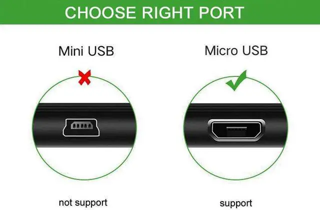 Alt view image 3 of 7 - BUCIER Audio Charging Cable 2 in1 Aux Cord Micro USB Male to USB Male 3.5mm Aux Standard Audio Plug Jack Connection Cable for Bluetooth Speaker with Micro USB Port 3.28Ft