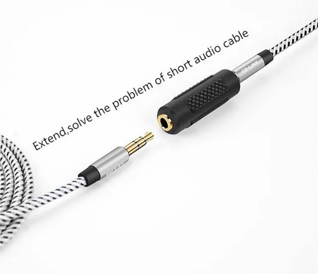 Alt view image 4 of 7 - BUCIER 3.5mm Stereo Jack to 3.5mm Jack Adapter Female to Female Audio Connector Coupler Gold Plated for Stereo Cable Speaker & Headphone 2 Pack