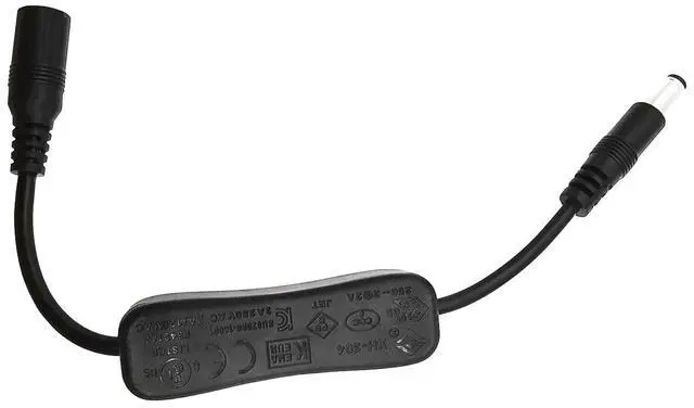 Alt view image 7 of 7 - BUCIER DC 5.5mm x 2.1mm Male to Female LED Power Cord DC 5521 Extension Cable with On/Off Switch Button for LED Security Camera 20cm/7.87 inch 2-Pack