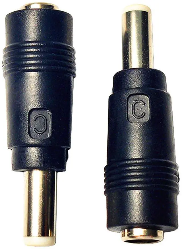 Main image of BUCIER DC Power Adapter Connector DC5.5 x 2.5mm Male Plug to 5.5x2.1mm Female Jack Coupler DC 5521 Female to 5525 Male for Laptop Interface Power Cable Converter 2pcs