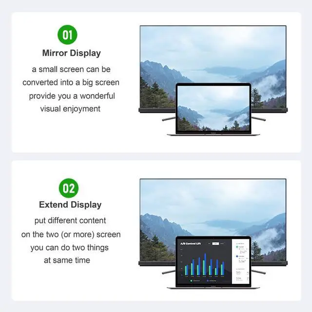 Alt view image 5 of 6 - BUCIER USB C Docking Station, HDMI to USB C Adapter for Monitor, USB-C Hub HDMI Dongle for Laptop, Micro SD Card Reader USB C Dock for Chromebook, USB C to USB Adapter Multiport for MacBook pro