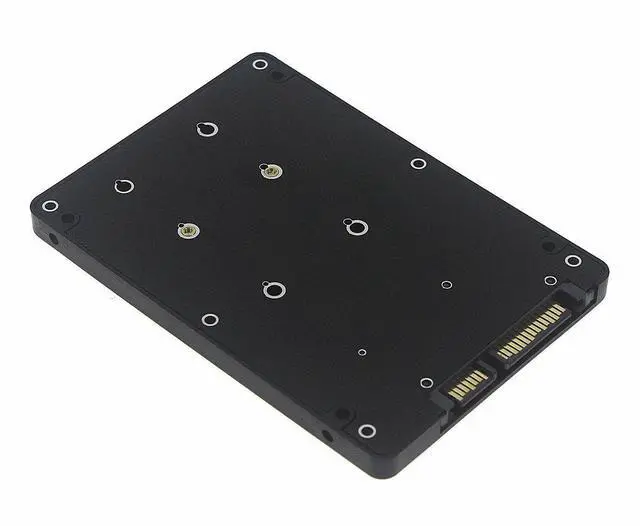Main image of BUCIER Mini PCI-E mSATA SSD to 2.5" SATA Adapter Card with Case-Black