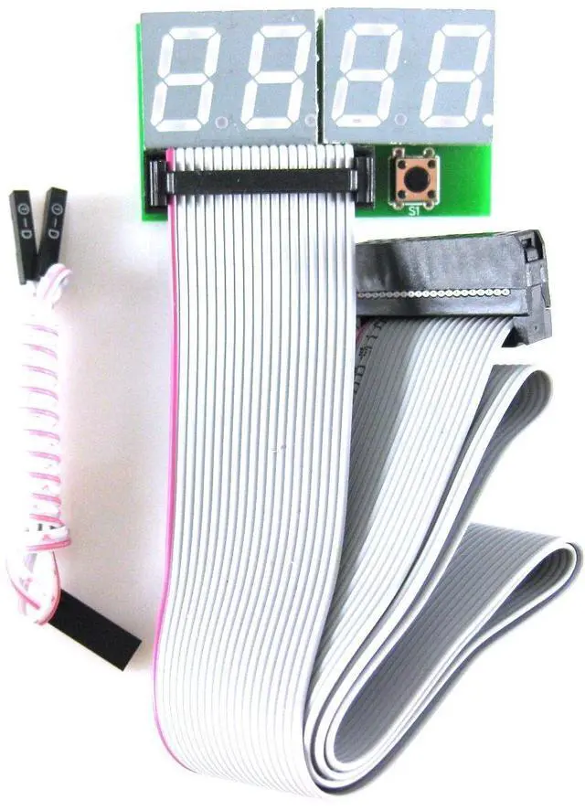 Alt view image 3 of 3 - BUCIER 4 Digit PCI and ISA PC Computer Motherboard Power Diagnostic Analyzer Post Tester Card