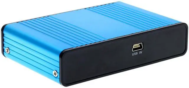 Alt view image 3 of 6 - BUCIER USB 2.0 External Sound Card 6 Channel 5.1 Surround Adapter Audio S/PDIF for PC -Blue