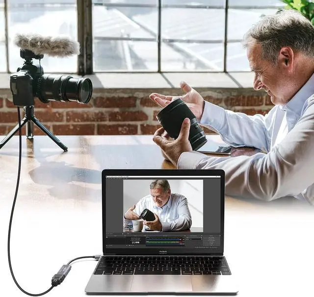 Alt view image 3 of 7 - BUCIER Video Capture Card, Video Recording Card Wonderful 4K HDMI to 1080P USB C for Gaming Streaming TV Recorder, for Windows Mac OS System with USB C Adapter to Adjust PS4, Switch, Xbox