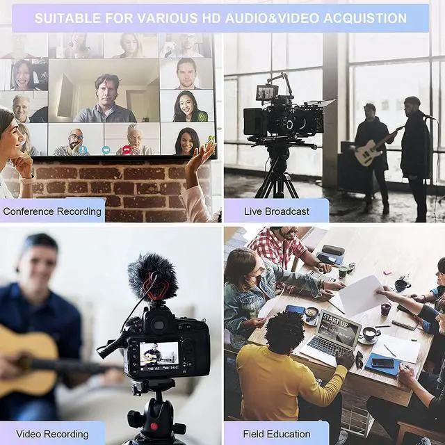 Alt view image 7 of 7 - BUCIER Video Capture Card, Video Recording Card Wonderful 4K HDMI to 1080P USB C for Gaming Streaming TV Recorder, for Windows Mac OS System with USB C Adapter to Adjust PS4, Switch, Xbox