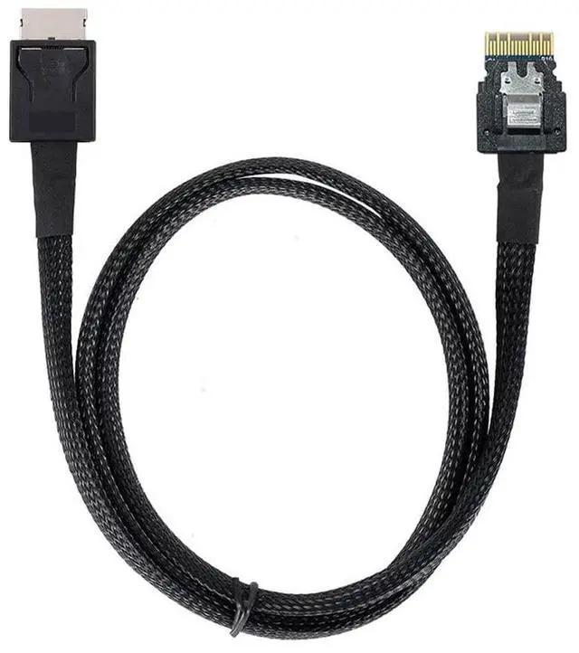 Main image of BUCIER OcuLink PCIe PCI-Express SFF-8611 4i to SFF-8654 Slimline SSD Data Active Cable 50cm