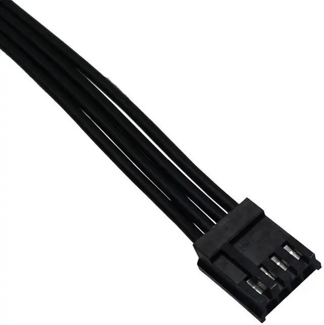 Alt view image 2 of 5 - BUCIER  (2-Pack)  4 Pin LP4 5.25" Molex to 3.5" Floppy Drive 4 Pin Female FDD Power Adapter Cable 7.5-inch(19cm)