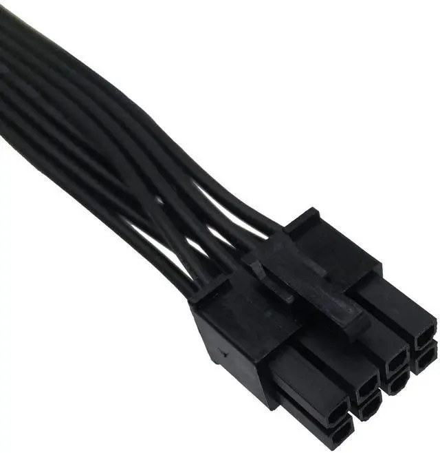Alt view image 2 of 4 - BUCIER (2-Pack) 4 Pin to 8 Pin CPU Power Adapter, ATX 4 Pin to Motherboard CPU 8 Pin Converter Extension Cable for Power Supply 9.5-inch(24cm)