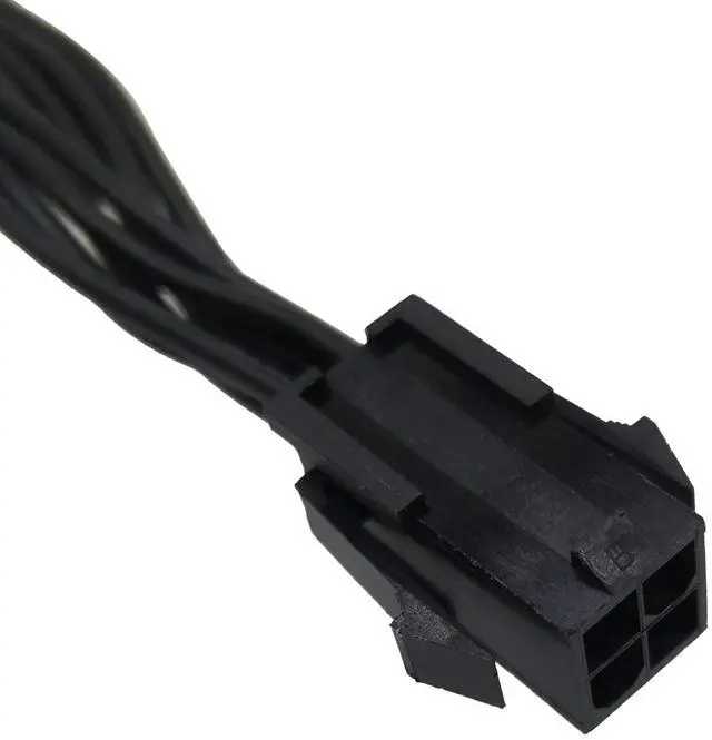 Alt view image 3 of 4 - BUCIER (2-Pack) 4 Pin to 8 Pin CPU Power Adapter, ATX 4 Pin to Motherboard CPU 8 Pin Converter Extension Cable for Power Supply 9.5-inch(24cm)