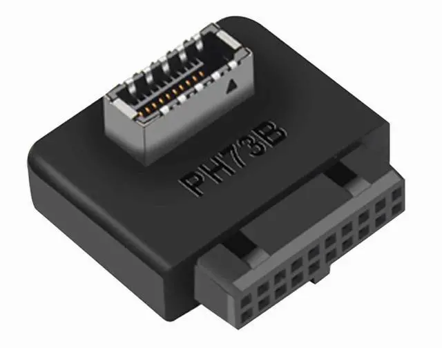 Main image of BUCIER USB 3.2 Gen 1 to USB 3.2 Gen 2 Header Adapter, USB 3.1 Type-E Key-A to USB 3.0 20 Pin Header Converter for Type C Motherboard (Reverse Type)