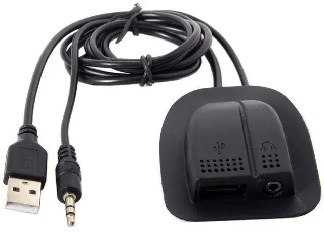 Alt view image 2 of 5 - BUCIER Backpack USB 2.0 & Audio 3.5mm Charging Extension Cable Practical Convenient Outdoor Travel Camping External