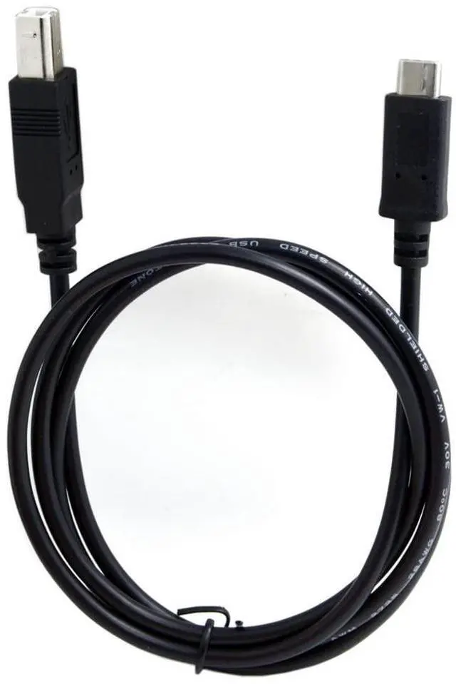 Alt view image 5 of 7 - BUCIER USB-C USB 3.1 Type C Male Connector to USB 2.0 B Type Male Data Cable for Cell Phone Laptop 100cm