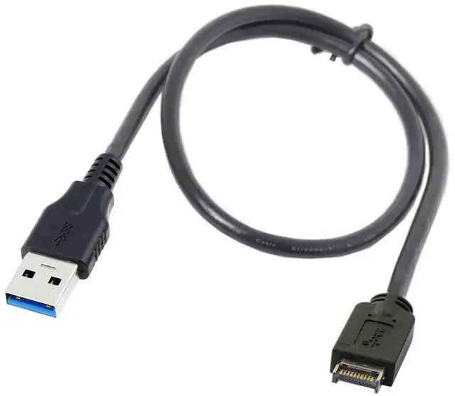 Main image of BUCIER USB 3.1 Front Panel Header Type-E Host to USB 3.0 Type-A Male Target Extension Data Cable 50cm