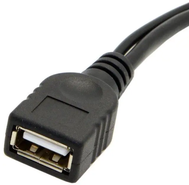 Alt view image 2 of 6 - BUCIER USB-C Type-C USB 3.1 Host to USB 2.0 Female OTG Data Cable with Extral Power Compatible for Cell Phone Air Pro