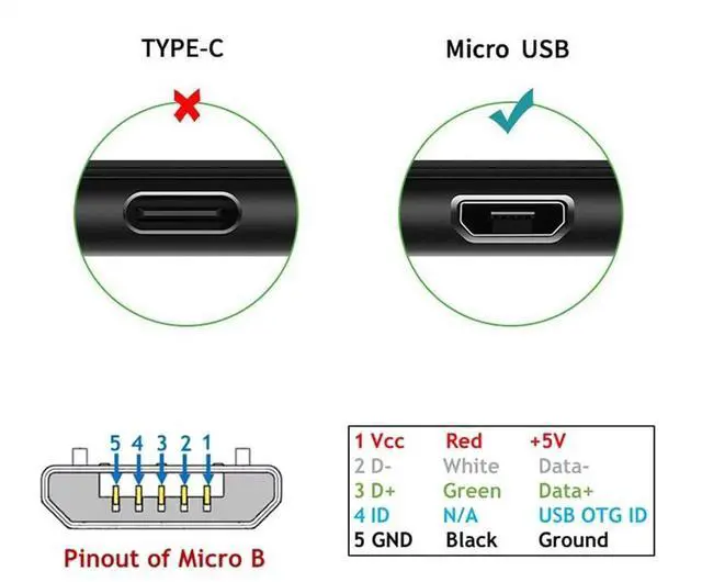 Alt view image 4 of 7 - BUCIER Left & Right Angled 90 Degree Micro USB 2.0 Type 5Pin to USB 2.0 Type-A Data Charge Cable 480Mbps Data for Phone Tablet Computer Camera 2 Pack (150cm)
