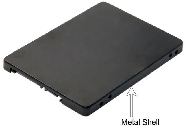 Alt view image 6 of 7 - BUCIER B+M Key Socket 2 M.2 NGFF (SATA) SSD to 2.5 SATA Adapter Card Adapter with Black Metal Case