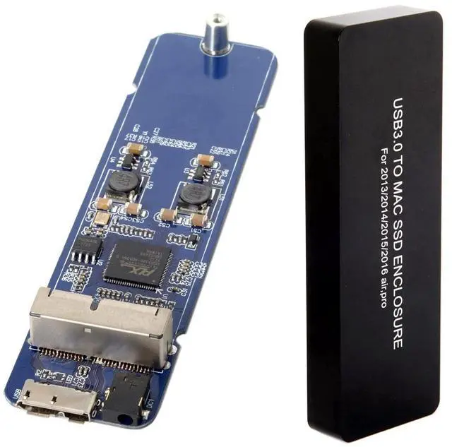 Alt view image 3 of 7 - BUCIER USB 3.0 to 16+12 Pin Air Pro 2013 2014 2015 2016 2017 SSD Portable Case Mobile Box HDD Enclosure