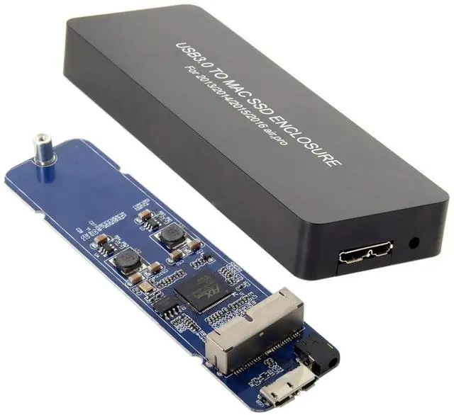 Alt view image 2 of 7 - BUCIER USB 3.0 to 16+12 Pin Air Pro 2013 2014 2015 2016 2017 SSD Portable Case Mobile Box HDD Enclosure