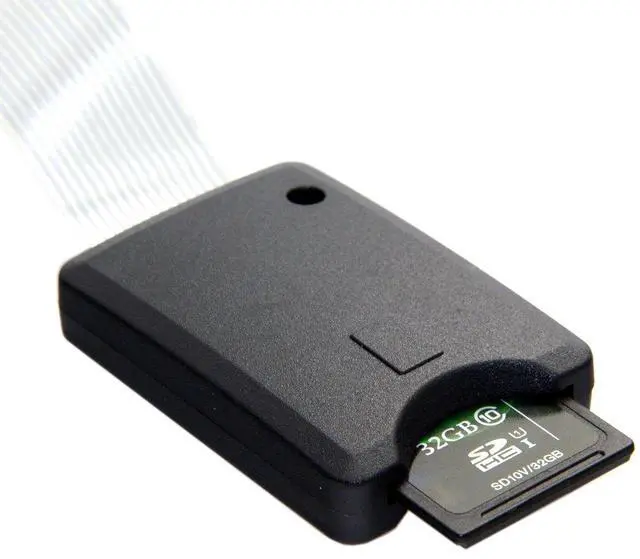 Alt view image 4 of 7 - BUCIER Standard SD SDHC Male to SD Female Extension Memory Card Kit Soft Flat FPC Cable Extender 25cm Compatible for GPS Camera