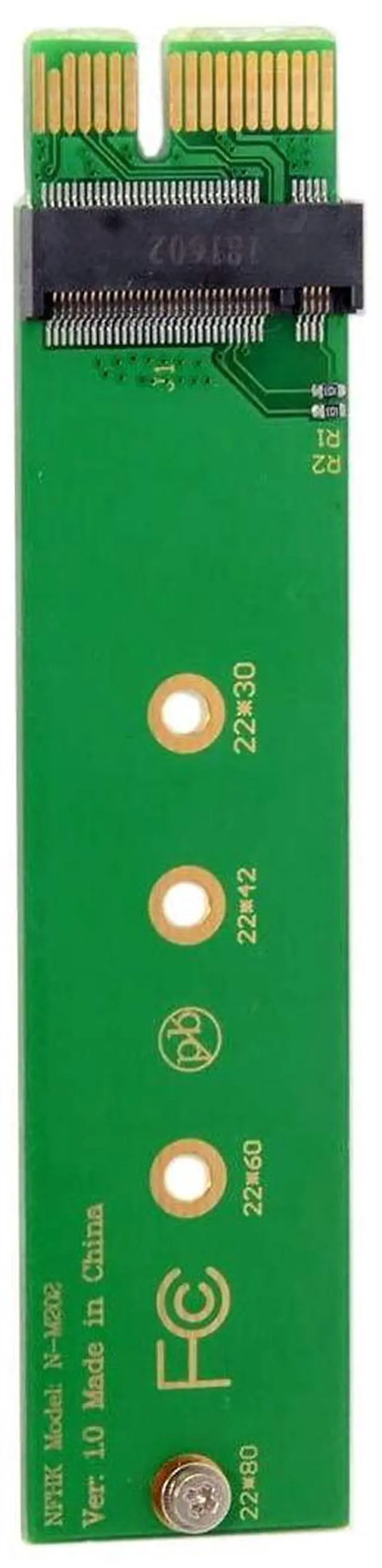 Main image of BUCIER NGFF M-Key NVME AHCI SSD to PCI-E 3.0 1x PCIE4.0 x1 Vertical Adapter Compatible for XP941 SM951 PM951 960 EVO SSD