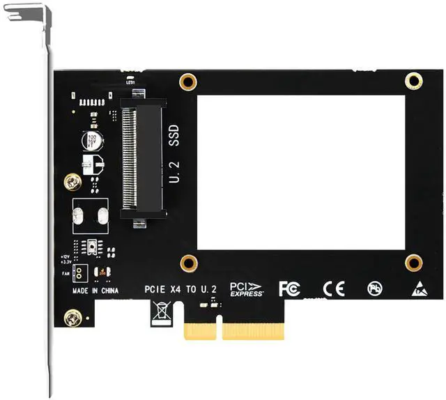 Main image of BUCIER PU11 U.2 to PCIe 4.0 X4 Adapter for 2.5 Inch U.2 SSD, PCIe 4.0 X4 Full Speed